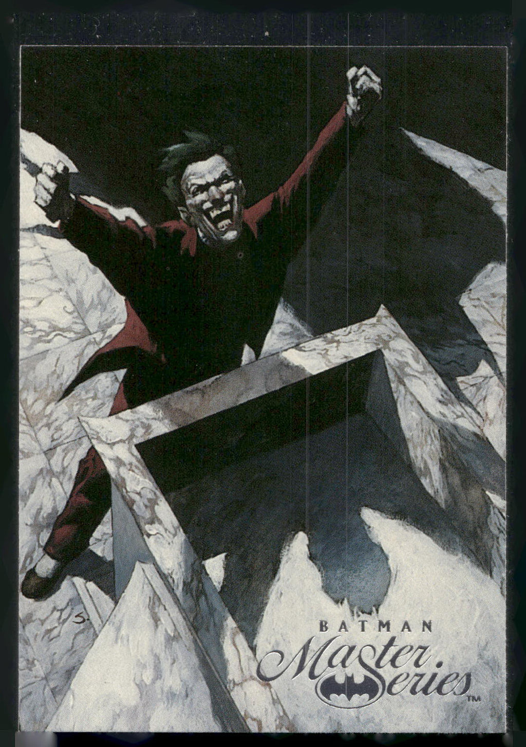 1996 SkyBox Batman Master Series #84 Shadow of the Bat