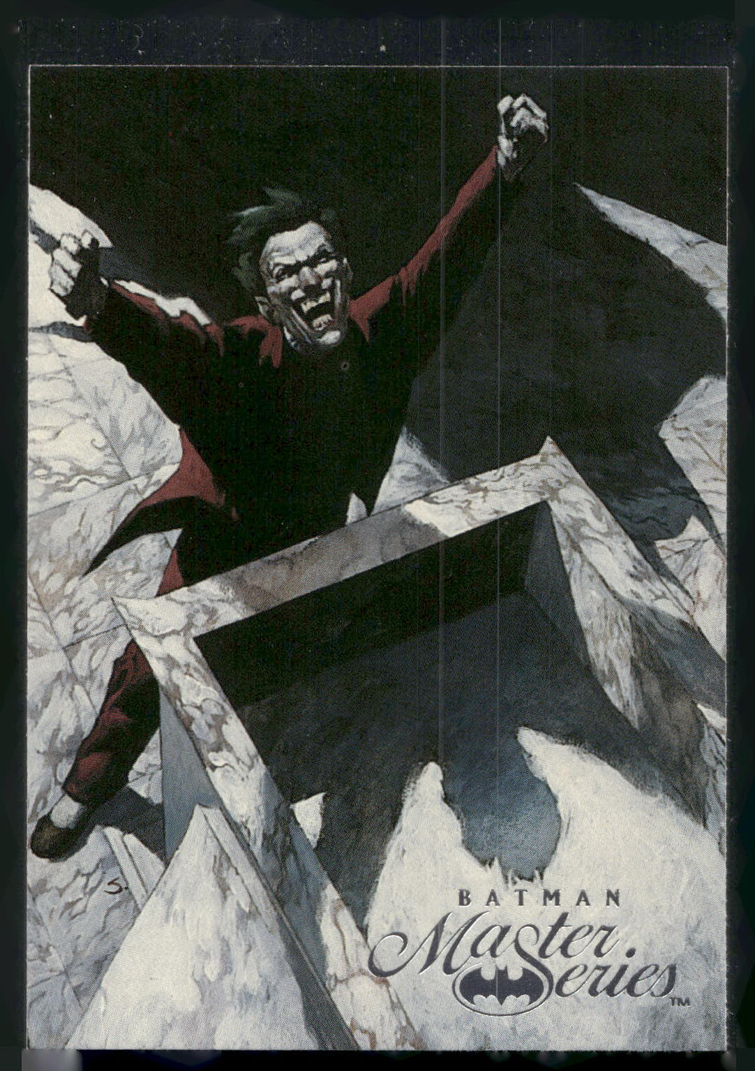 1996 SkyBox Batman Master Series #84 Shadow of the Bat