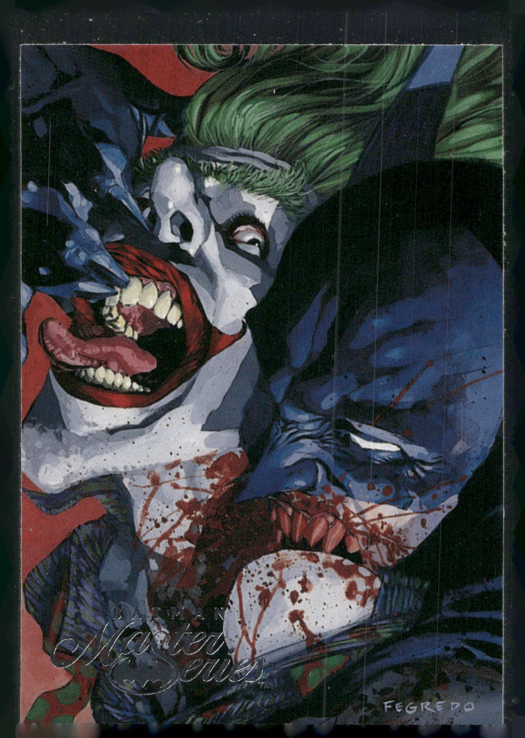 1996 SkyBox Batman Master Series #80 Teething
