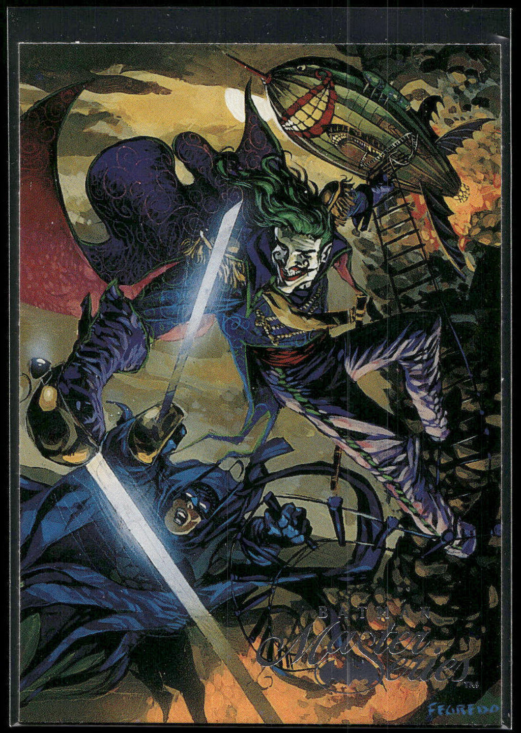 1996 SkyBox Batman Master Series #77 Past Master of the Future