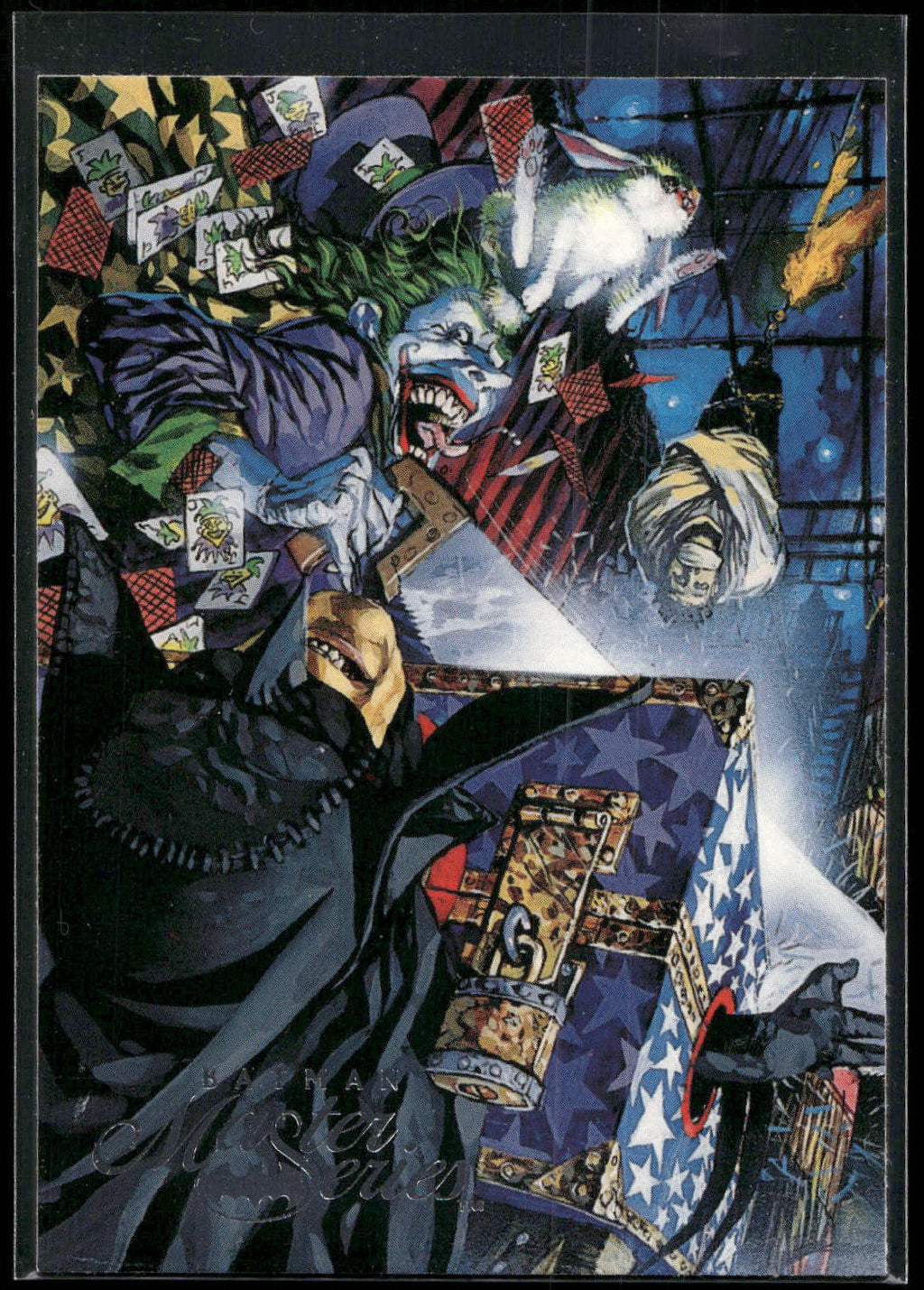 1996 SkyBox Batman Master Series #76 Whodunit Houdini?