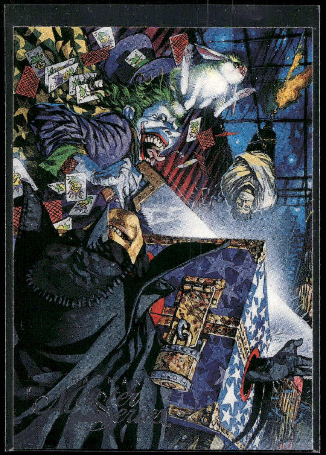 1996 SkyBox Batman Master Series #76 Whodunit Houdini?