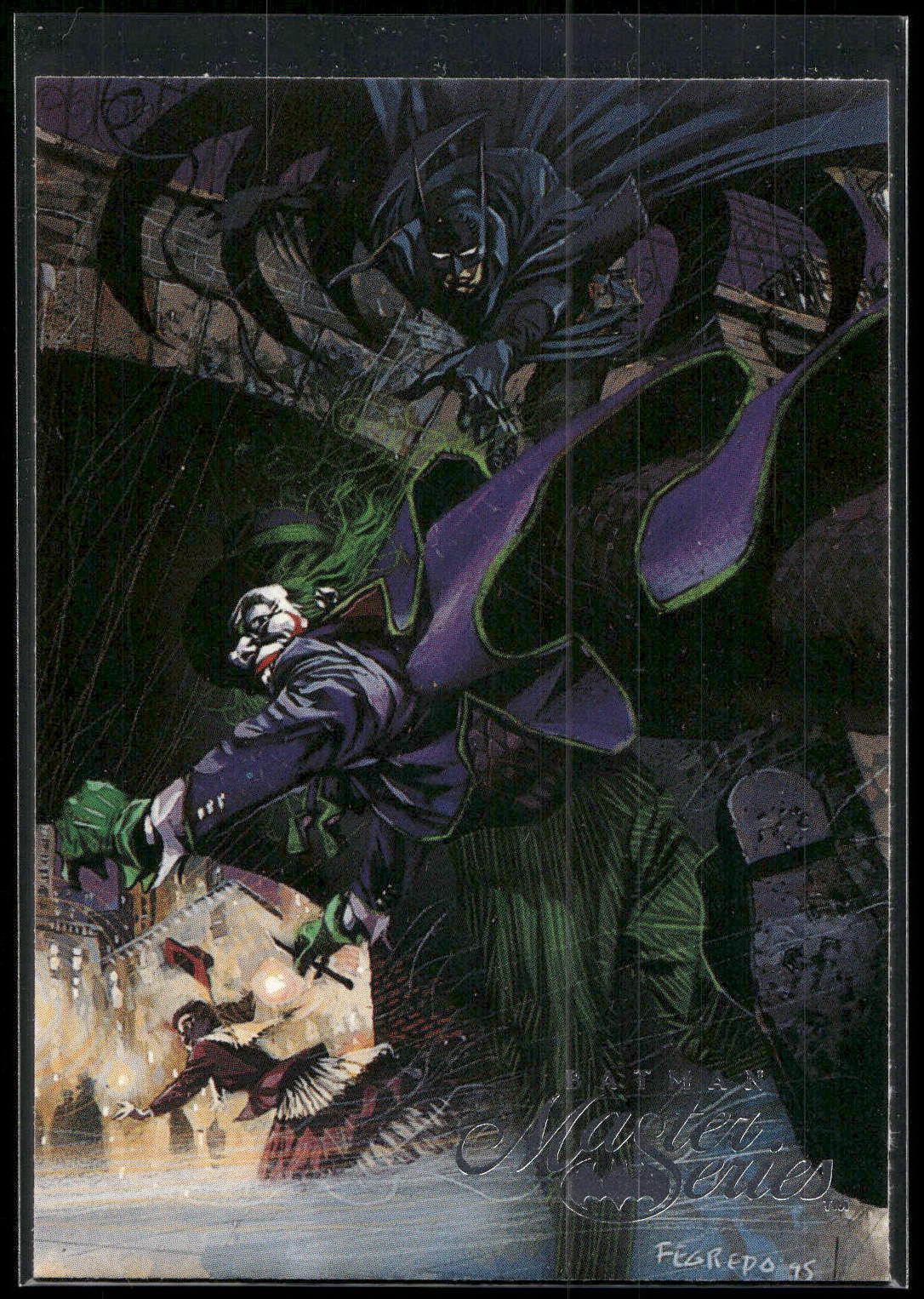 1996 SkyBox Batman Master Series #74 Jack's Whack
