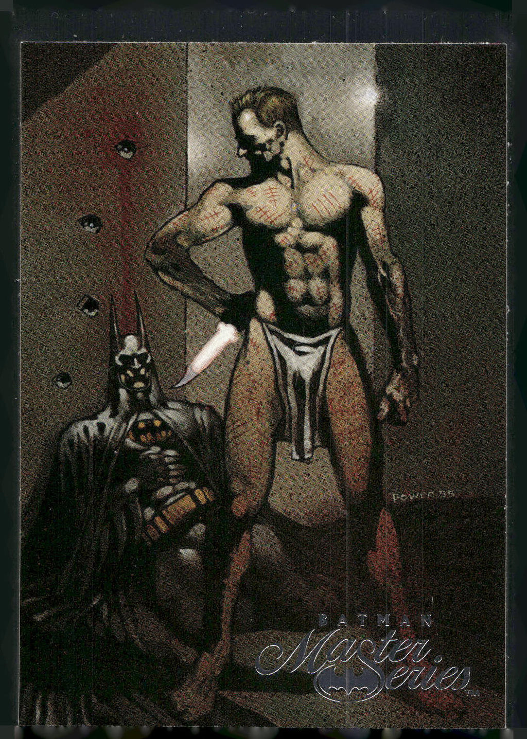 1996 SkyBox Batman Master Series #71 Keeping Scar