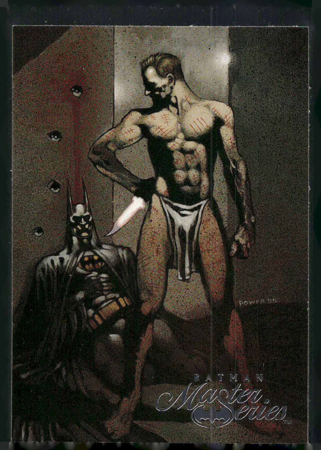 1996 SkyBox Batman Master Series #71 Keeping Scar