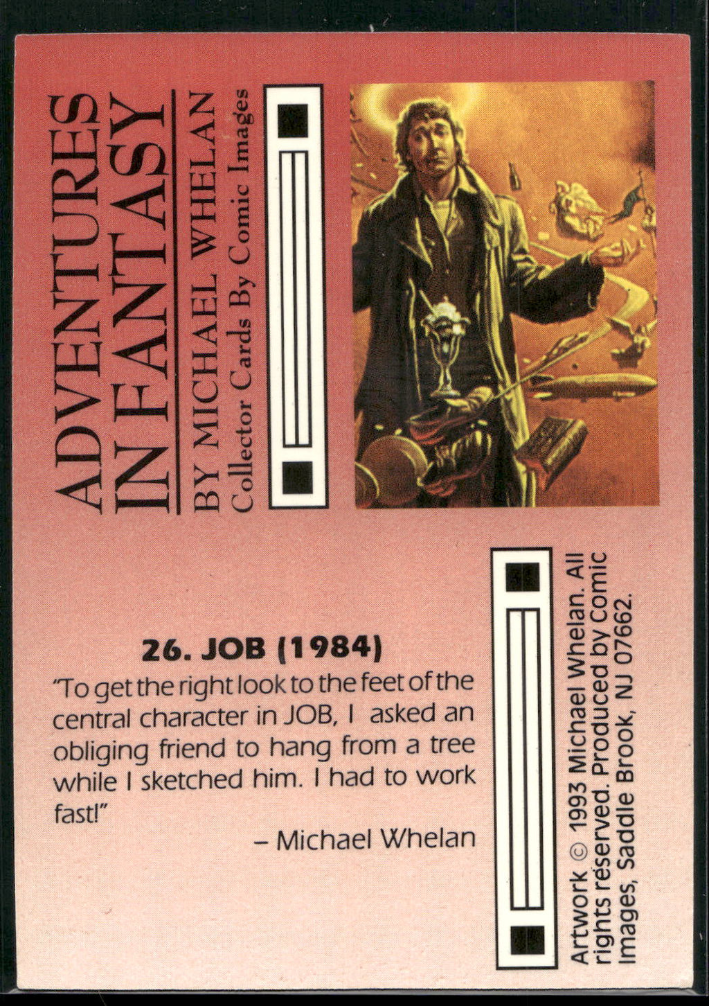 1993 Comic Images Michael Whelan Adventures in Fantasy #26 Job