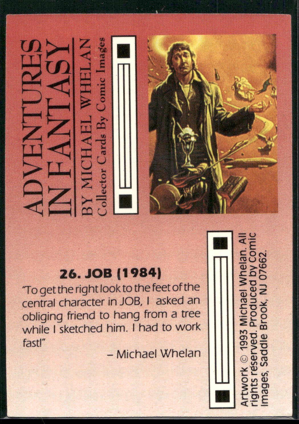 1993 Comic Images Michael Whelan Adventures in Fantasy #26 Job