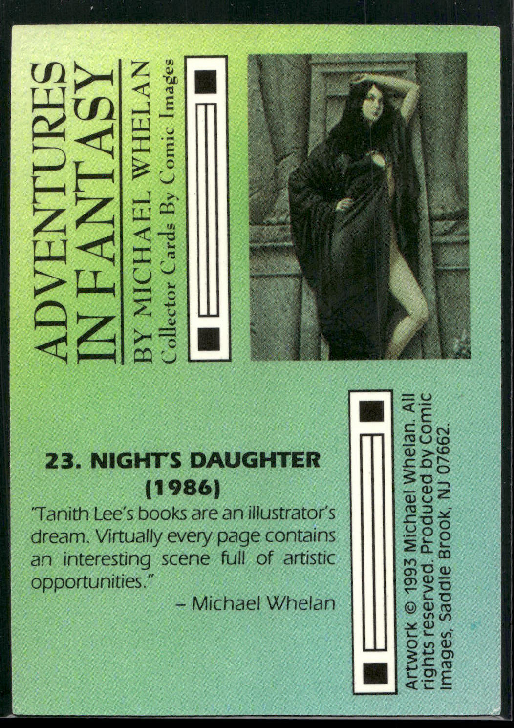 1993 Comic Images Michael Whelan Adventures in Fantasy #23 Night's Daughter