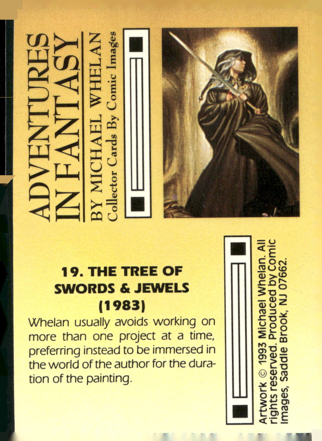 1993 Michael Whelan Adventures in Fantasy #19 The Tree of Sword