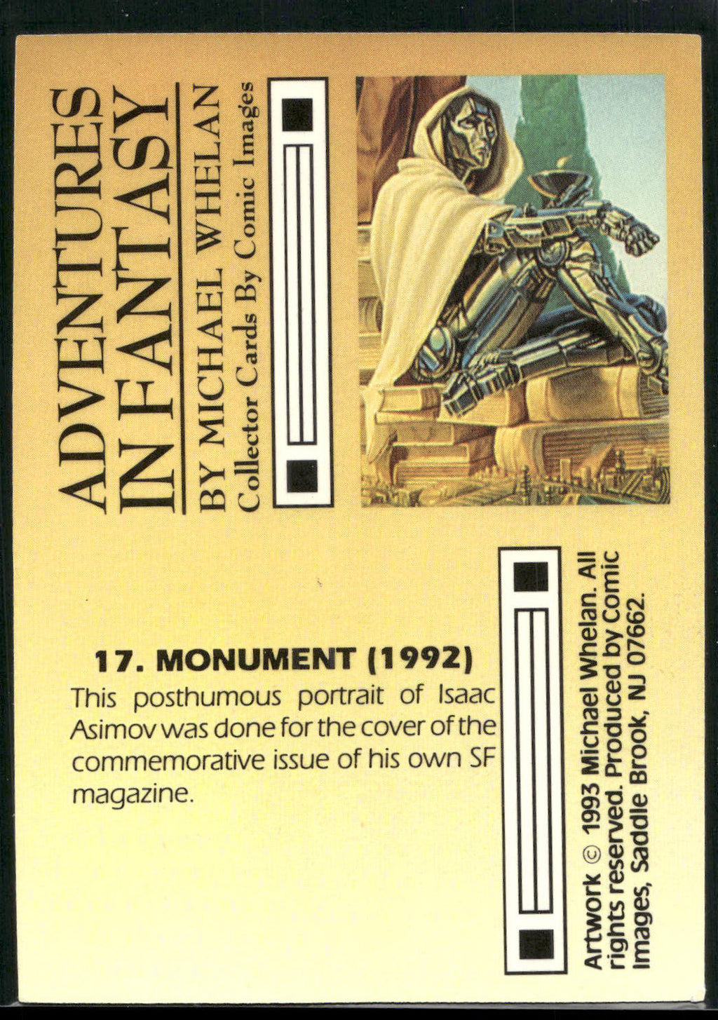 1993 Comic Images Michael Whelan Adventures in Fantasy #17 Monument