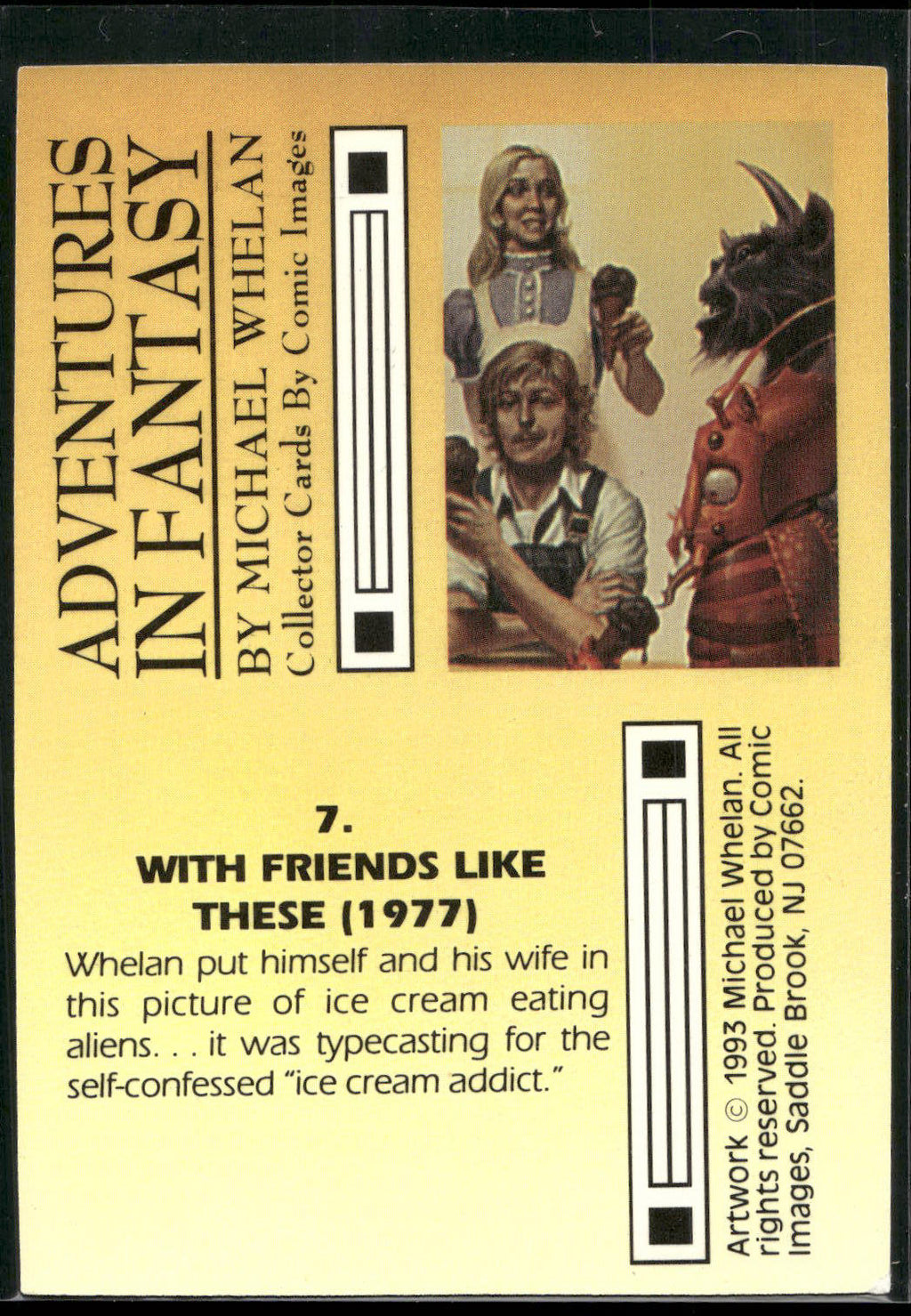 1993 Michael Whelan Adventures in Fantasy #7 With Friends Like These