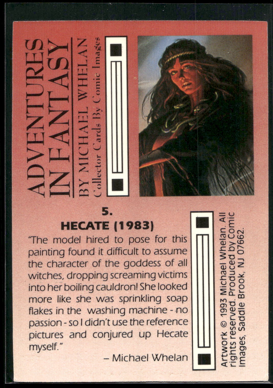 1993 Comic Images Michael Whelan Adventures in Fantasy #5 Hecate