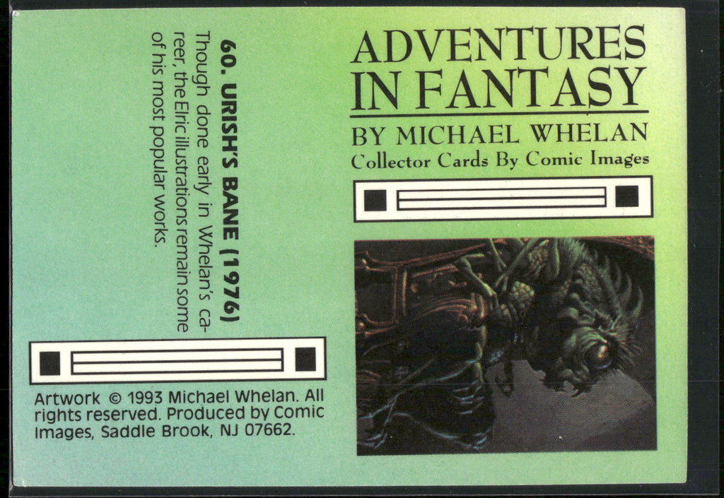 1993 Comic Images Michael Whelan Adventures in Fantasy #60 Urish's Bane