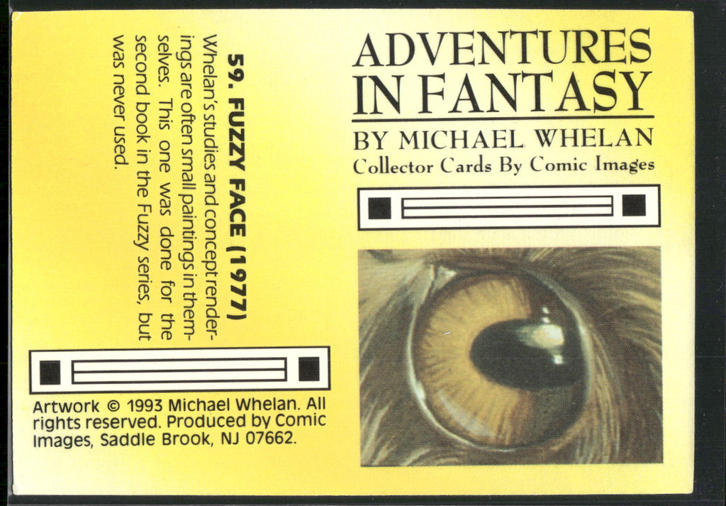 1993 Comic Images Michael Whelan Adventures in Fantasy #59 Fuzzy Face