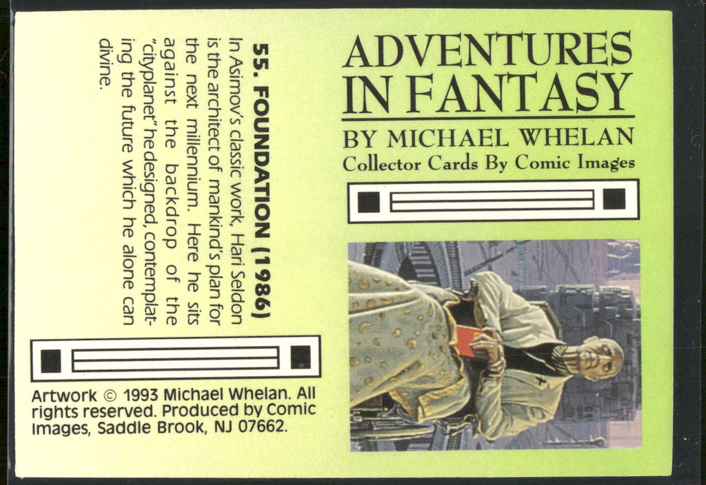 1993 Comic Images Michael Whelan Adventures in Fantasy #55 Foundation