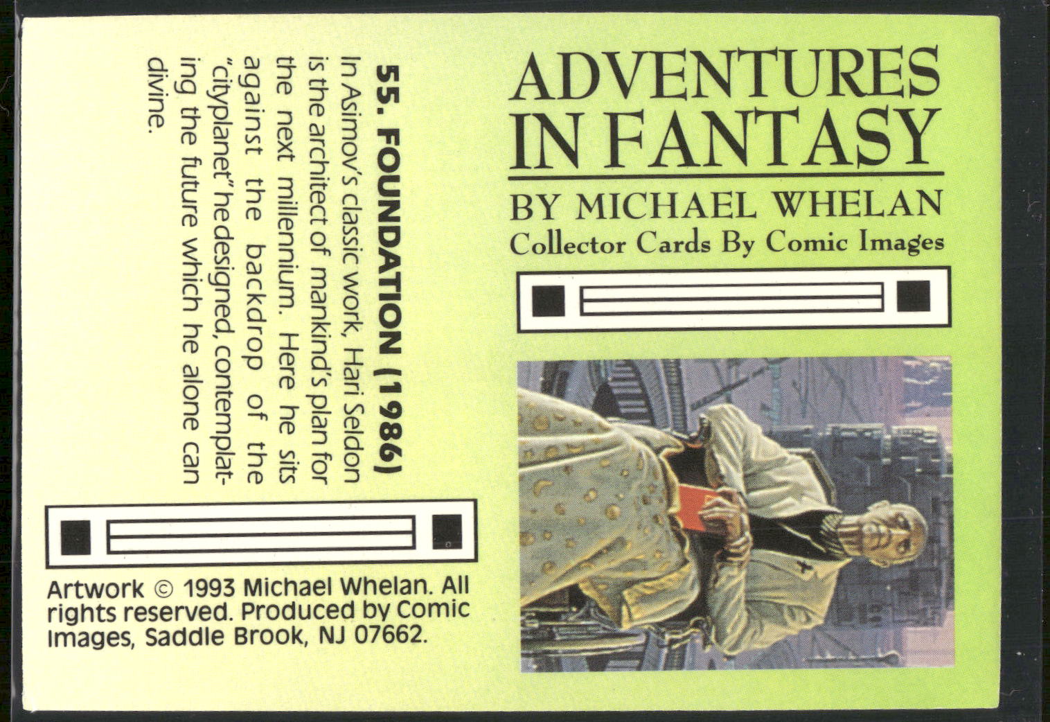 1993 Comic Images Michael Whelan Adventures in Fantasy #55 Foundation