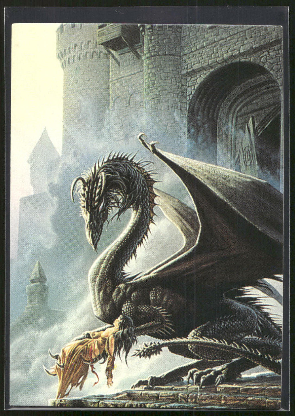 1993 Comic Images Michael Whelan Adventures in Fantasy #45 Dragonsbane