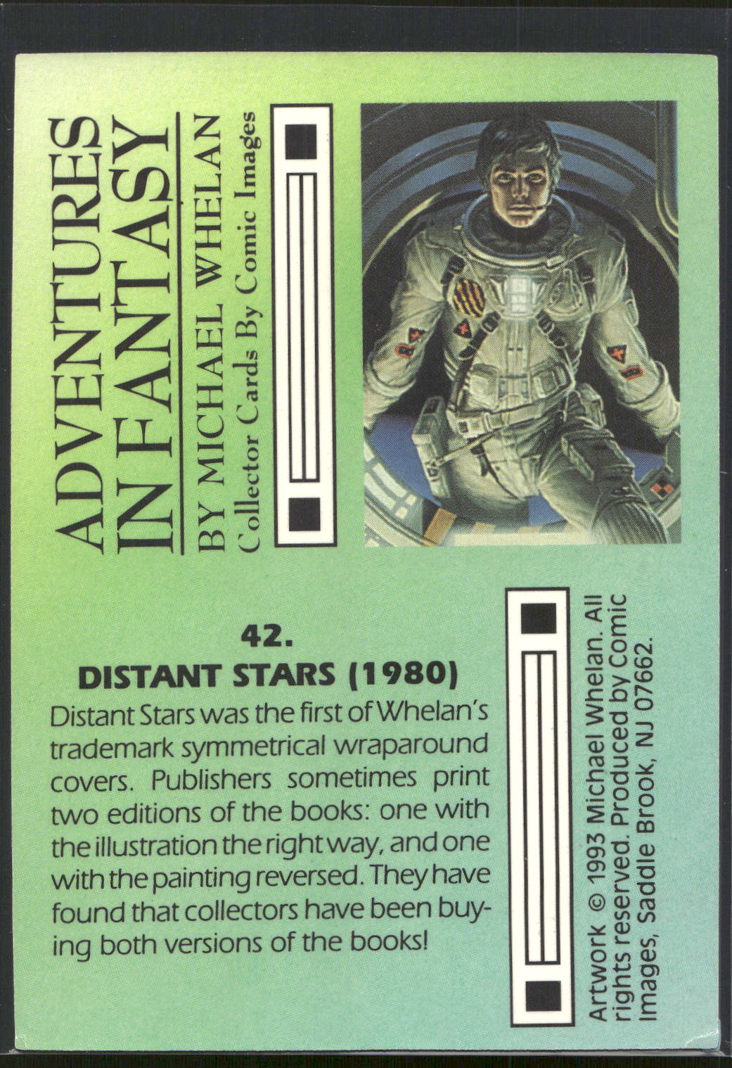 1993 Comic Images Michael Whelan Adventures in Fantasy #42 Distant Stars