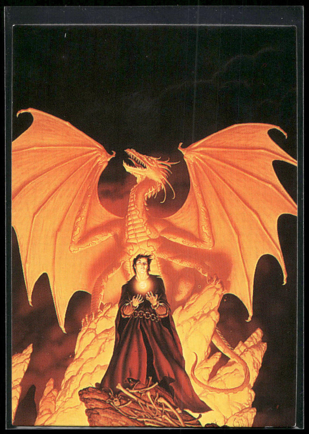 1993 Comic Images Michael Whelan Adventures in Fantasy #89 Dragon Fire