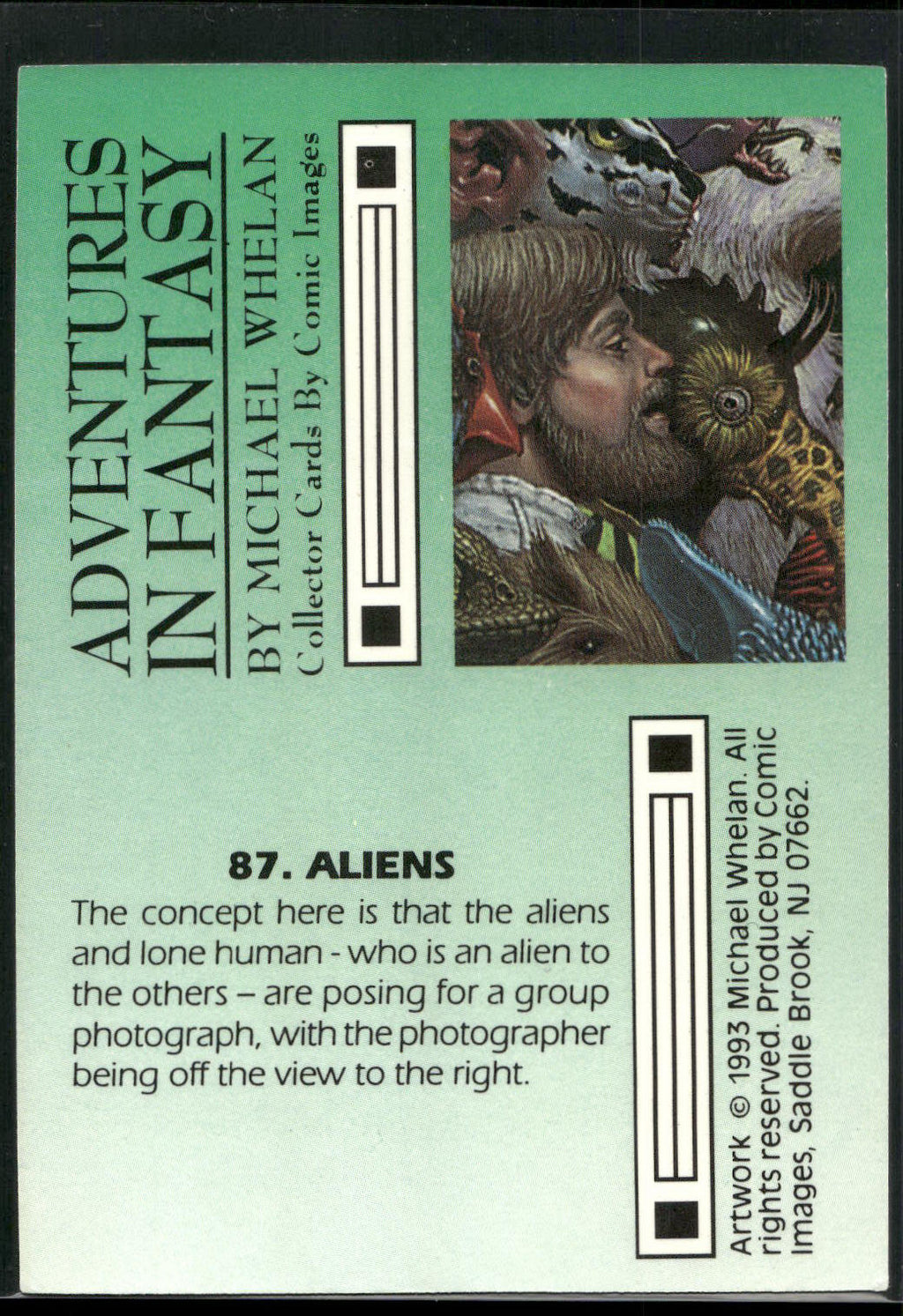 1993 Comic Images Michael Whelan Adventures in Fantasy #87 Aliens