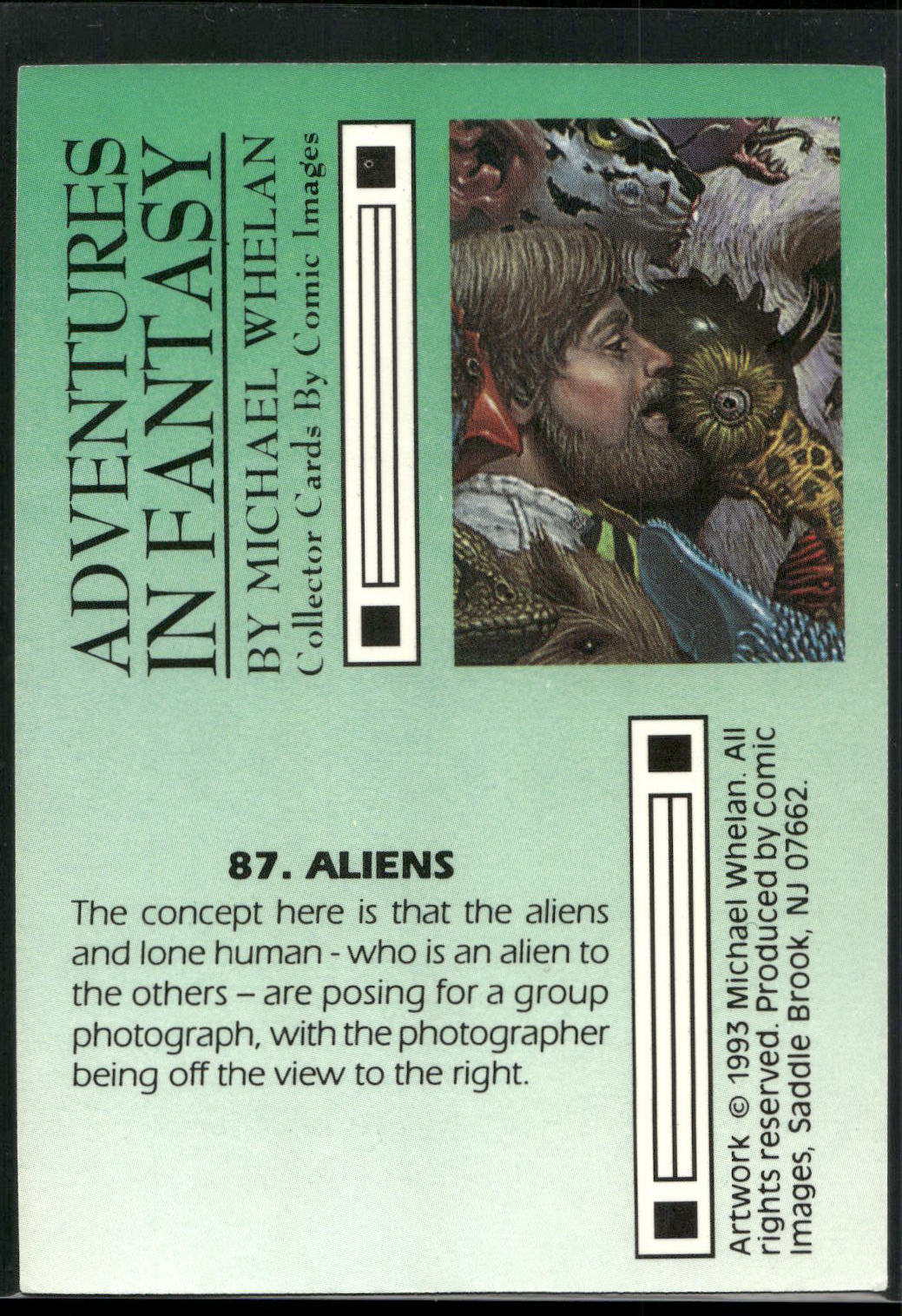 1993 Comic Images Michael Whelan Adventures in Fantasy #87 Aliens