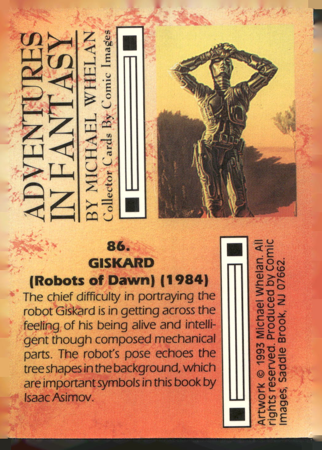 1993 Comic Images Michael Whelan Adventures in Fantasy #86 Giskard