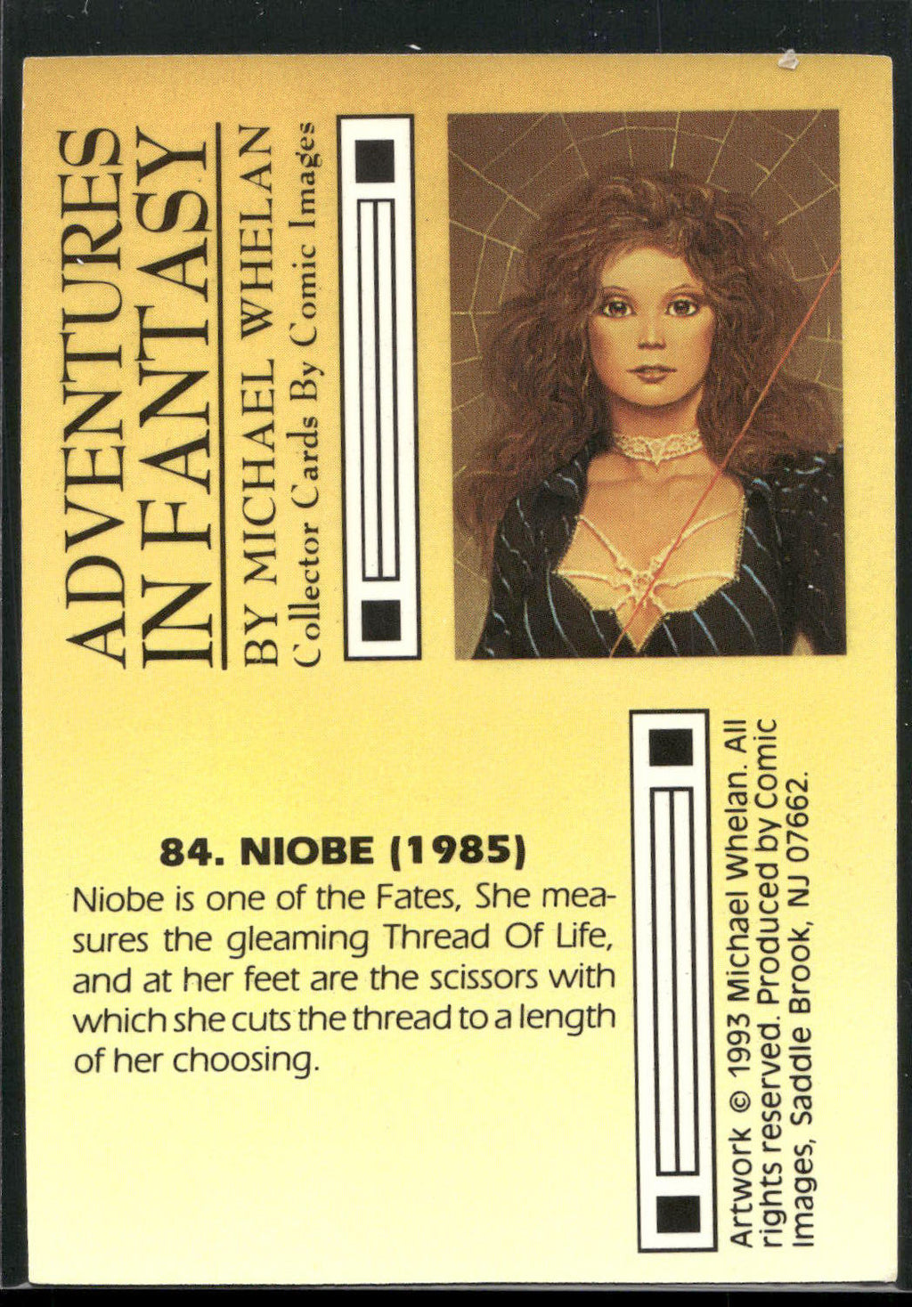 1993 Comic Images Michael Whelan Adventures in Fantasy #84 Niobe