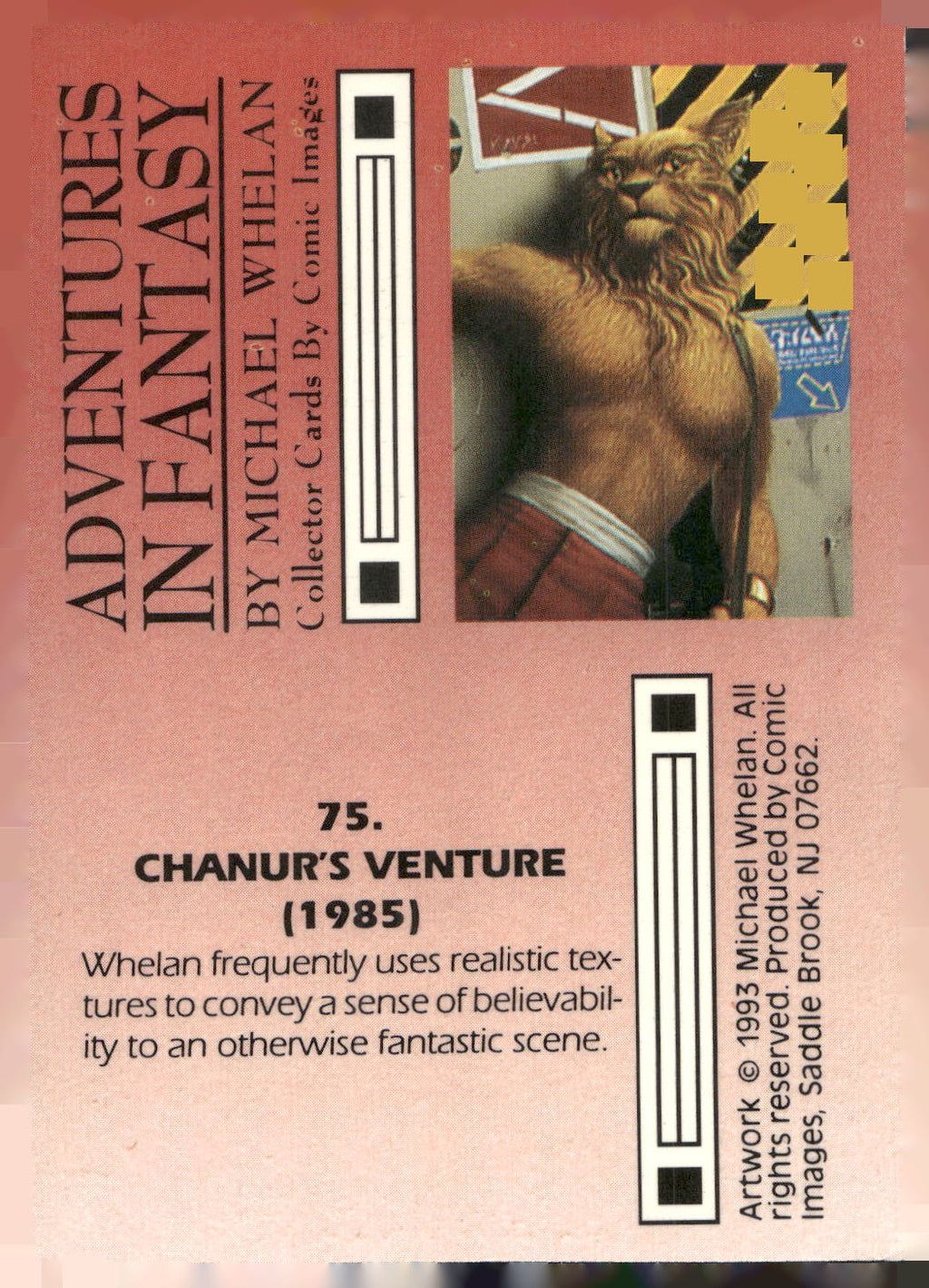 1993 Comic Images Michael Whelan Adventures in Fantasy #75 Chanur's Venture