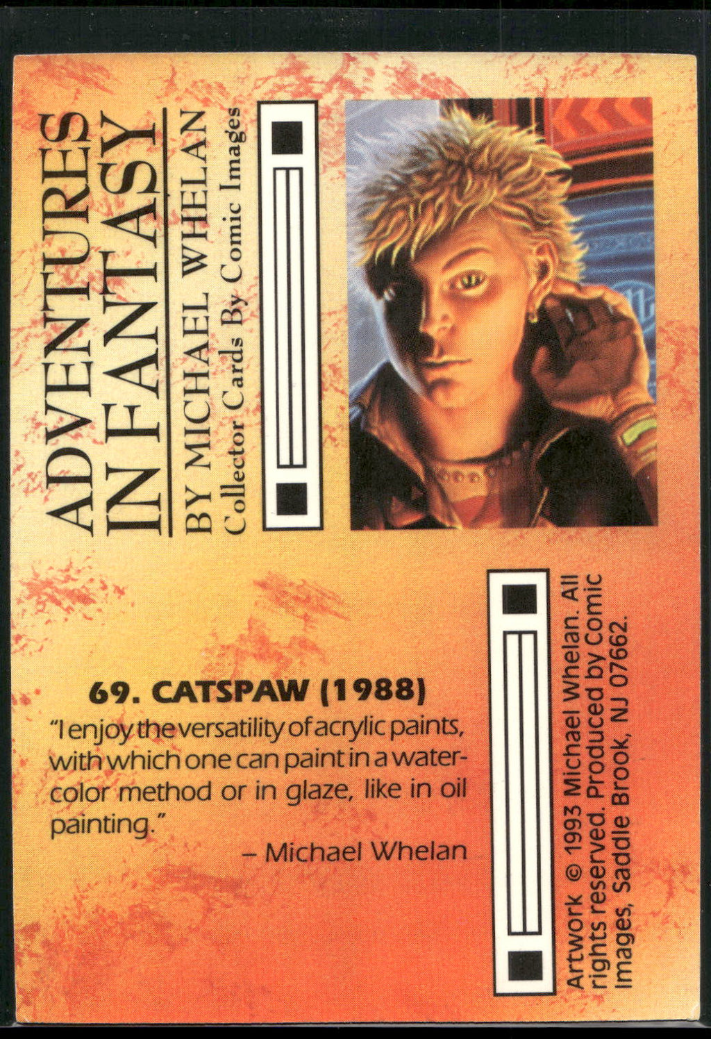 1993 Comic Images Michael Whelan Adventures in Fantasy #69 Catspaw