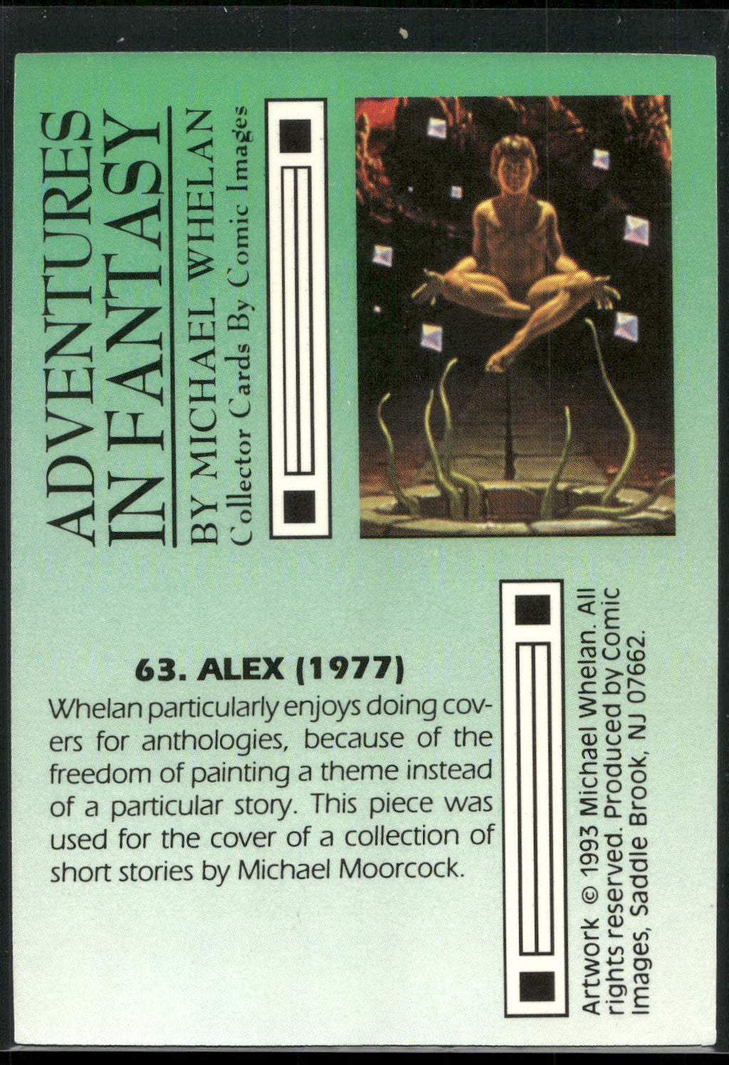 1993 Comic Images Michael Whelan Adventures in Fantasy #63 Alex