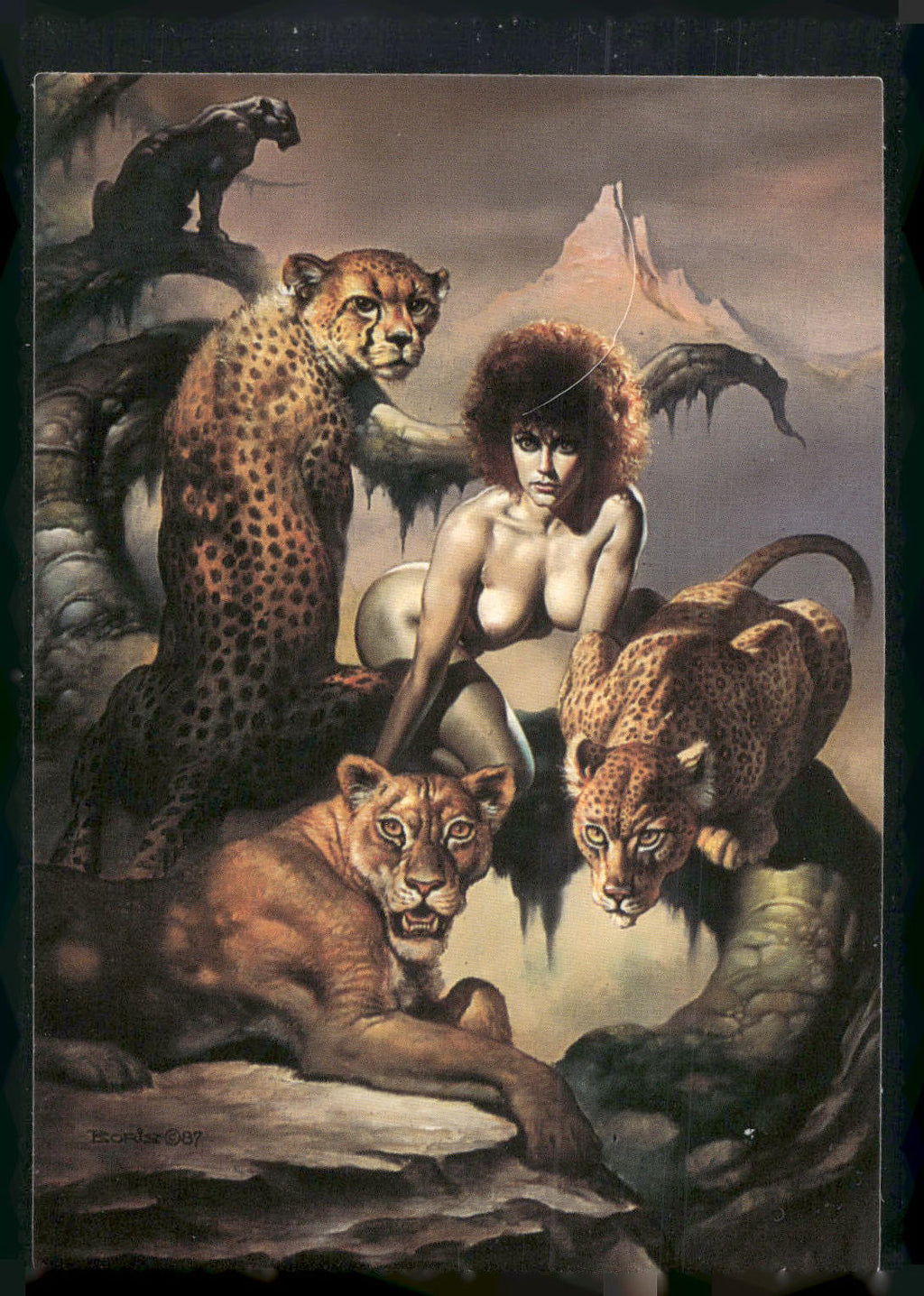 1992 Comic Images Boris Series 2: The Fantasy Continues #30 Mistress of the Cats