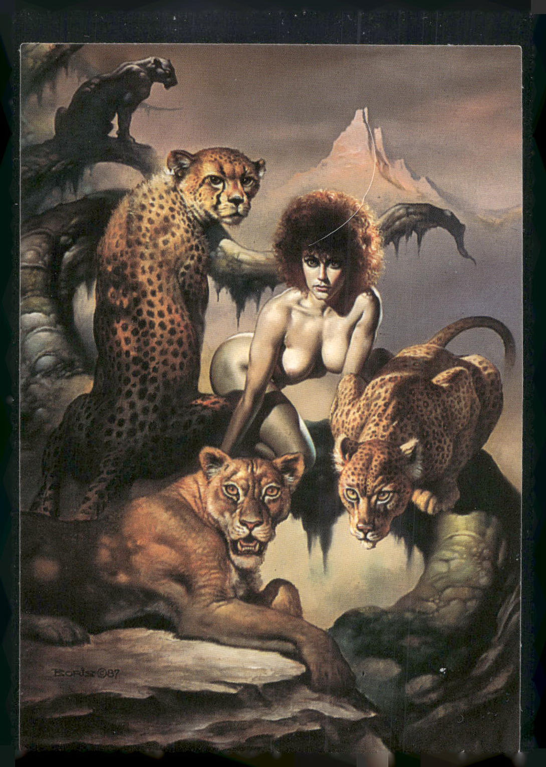 1992 Comic Images Boris Series 2: The Fantasy Continues #30 Mistress of the Cats