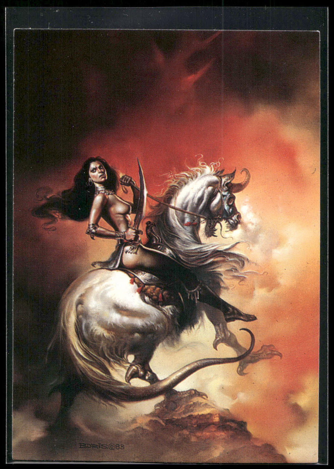 1992 Comic Images Boris Series 2: The Fantasy Continues #26 Amazon Rider