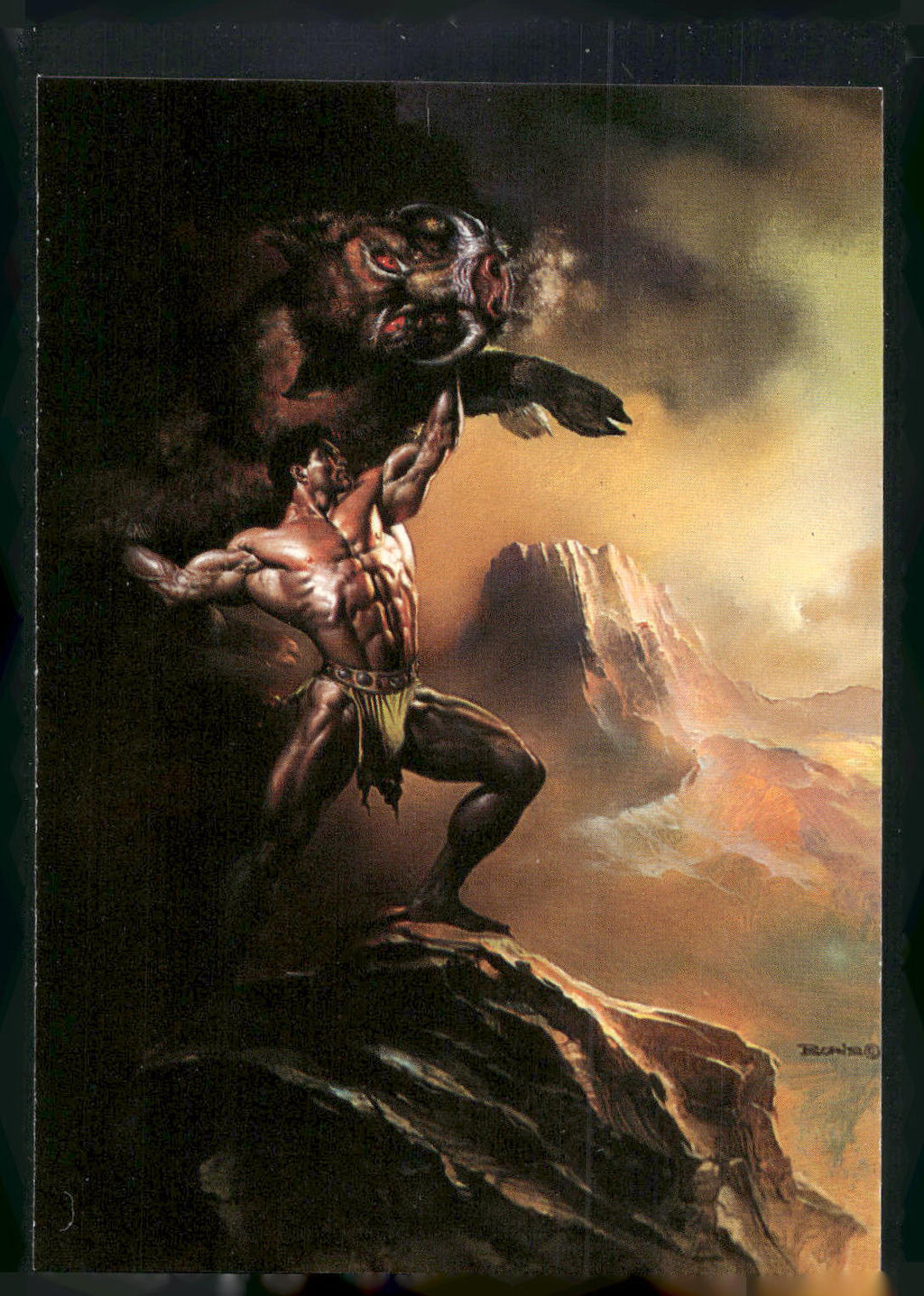 1992 Comic Images Boris Series 2: The Fantasy Continues #19 Hercules