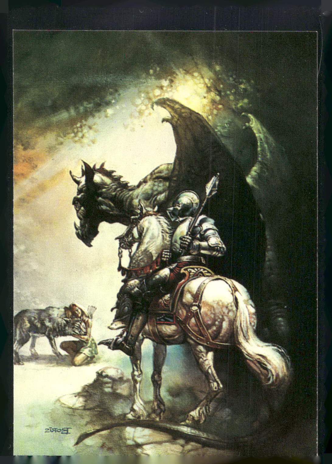 1992 Boris Series 2: The Fantasy Continues #15 Dragon and The George, The