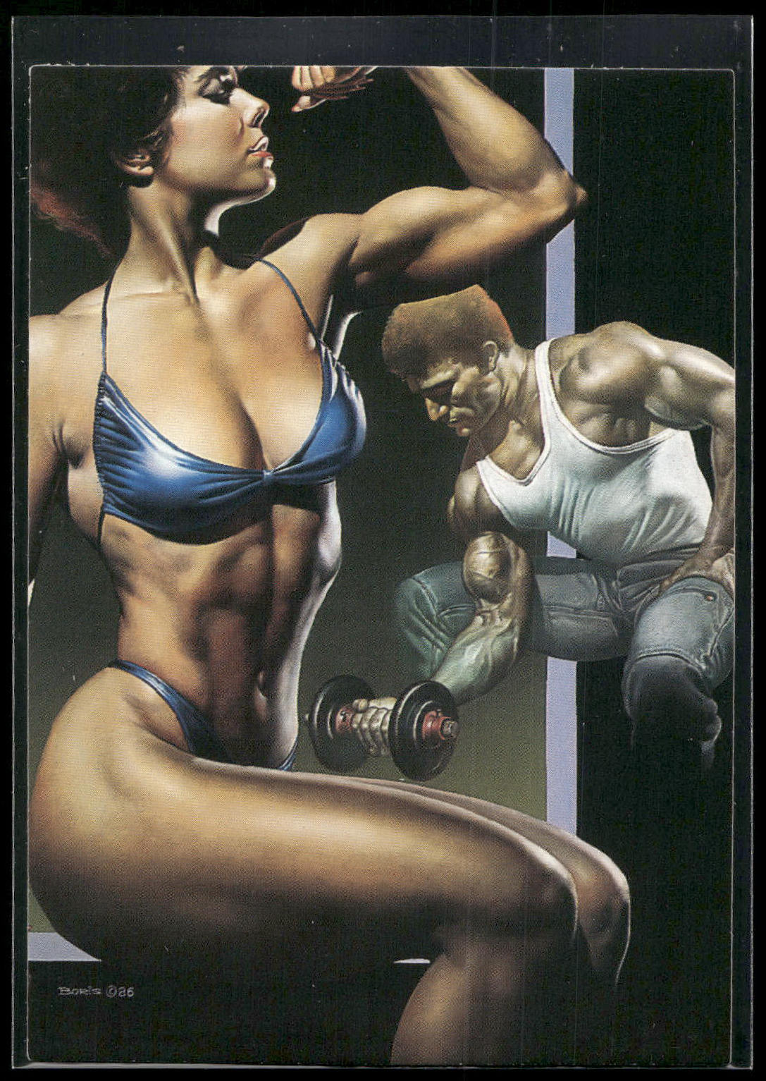 1992 Comic Images Boris Series 2: The Fantasy Continues #14 Workout