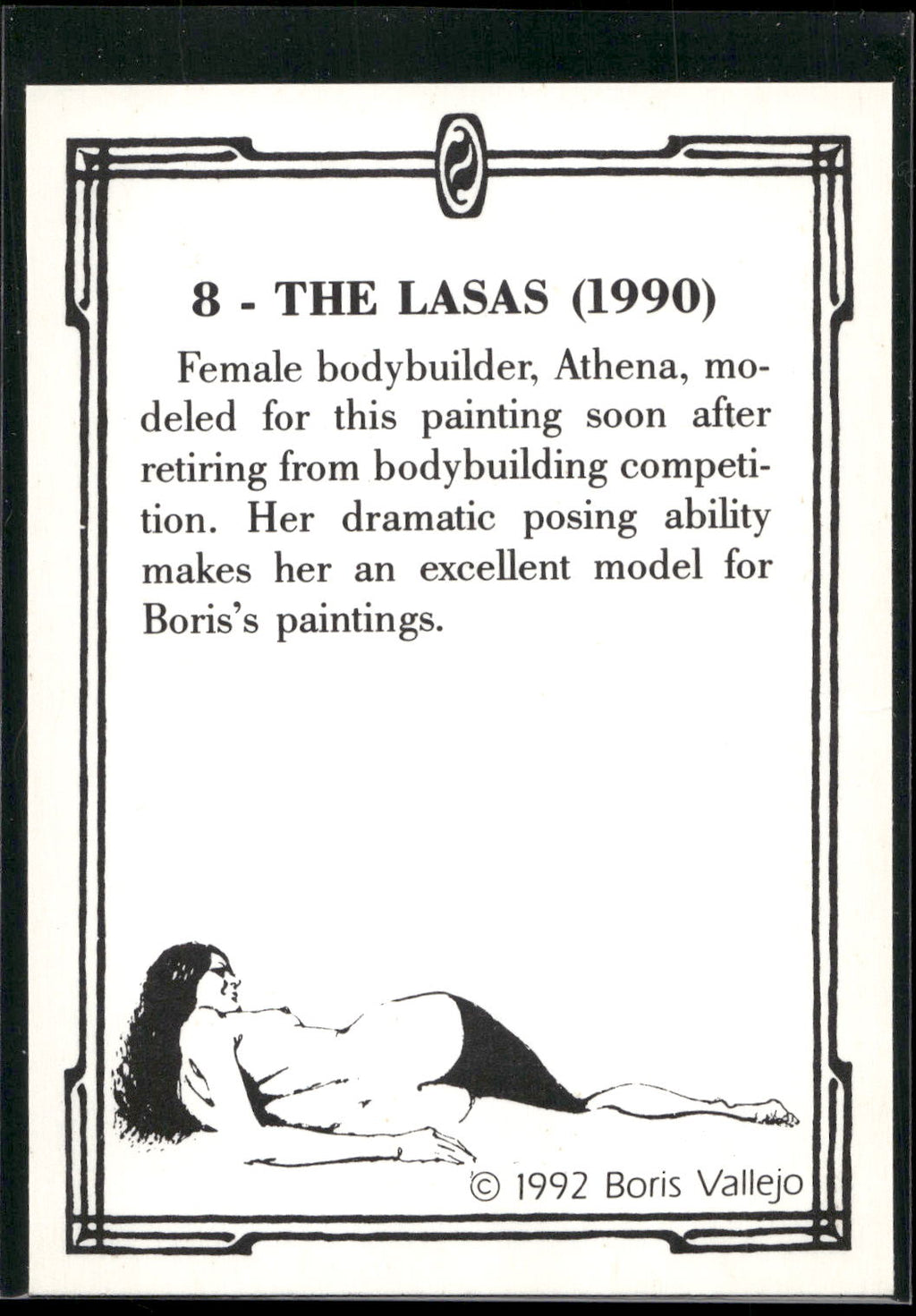 1992 Comic Images Boris Series 2: The Fantasy Continues #8 The Lasas
