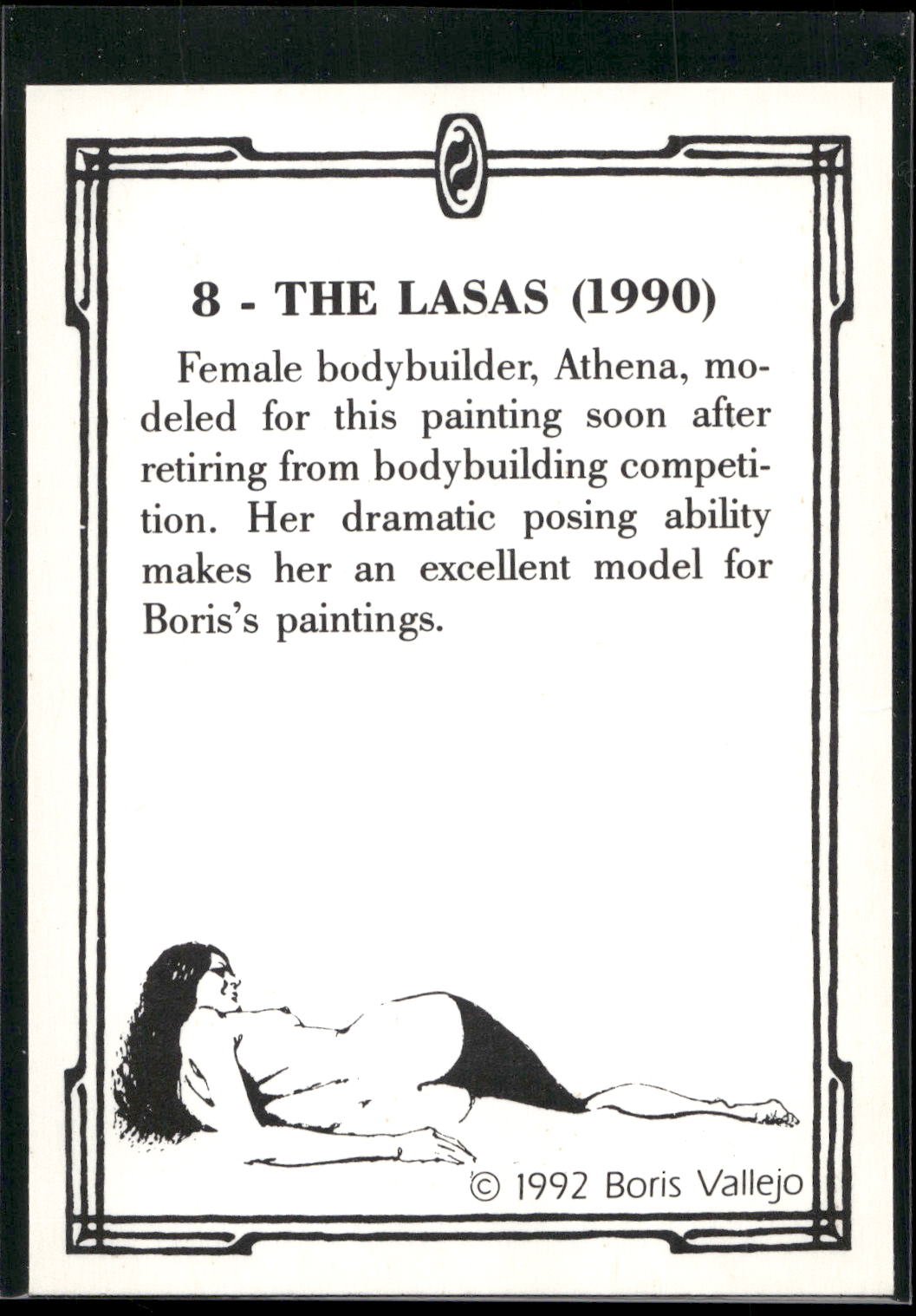 1992 Comic Images Boris Series 2: The Fantasy Continues #8 The Lasas