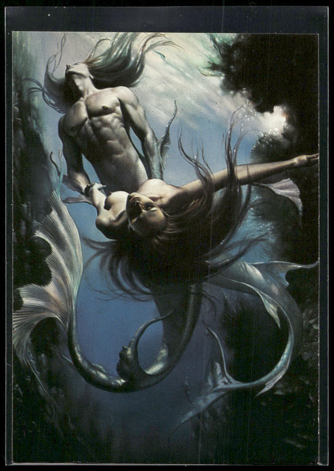 1992 Comic Images Boris Series 2: The Fantasy Continues #4 Mermaid and Triton