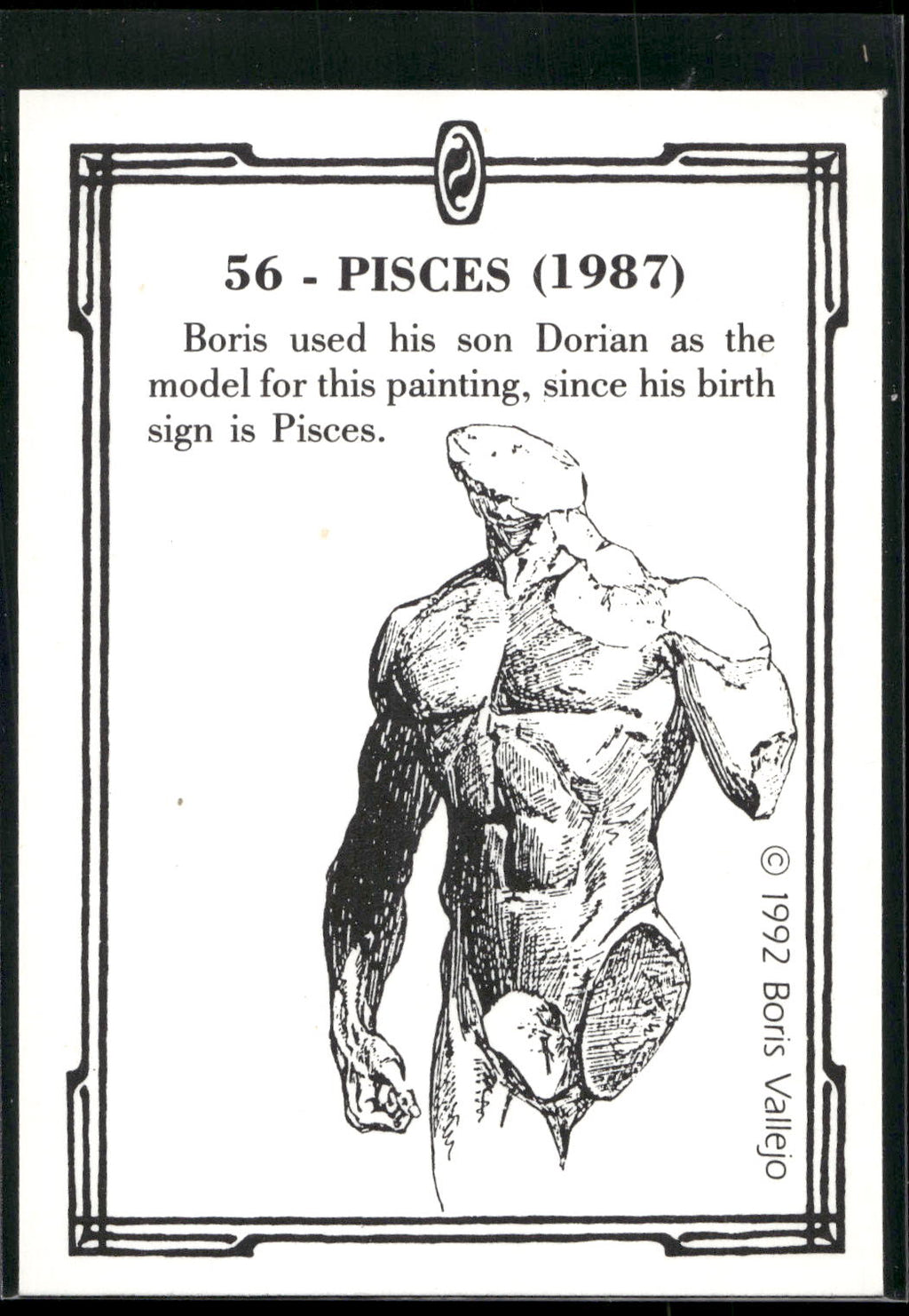 1992 Comic Images Boris Series 2: The Fantasy Continues #56 Pisces