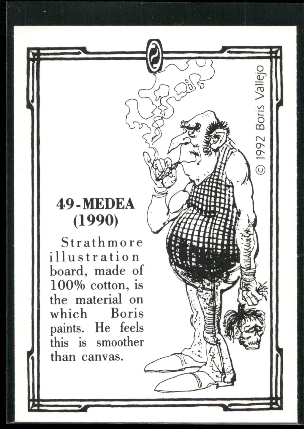 1992 Comic Images Boris Series 2: The Fantasy Continues #49 Medea