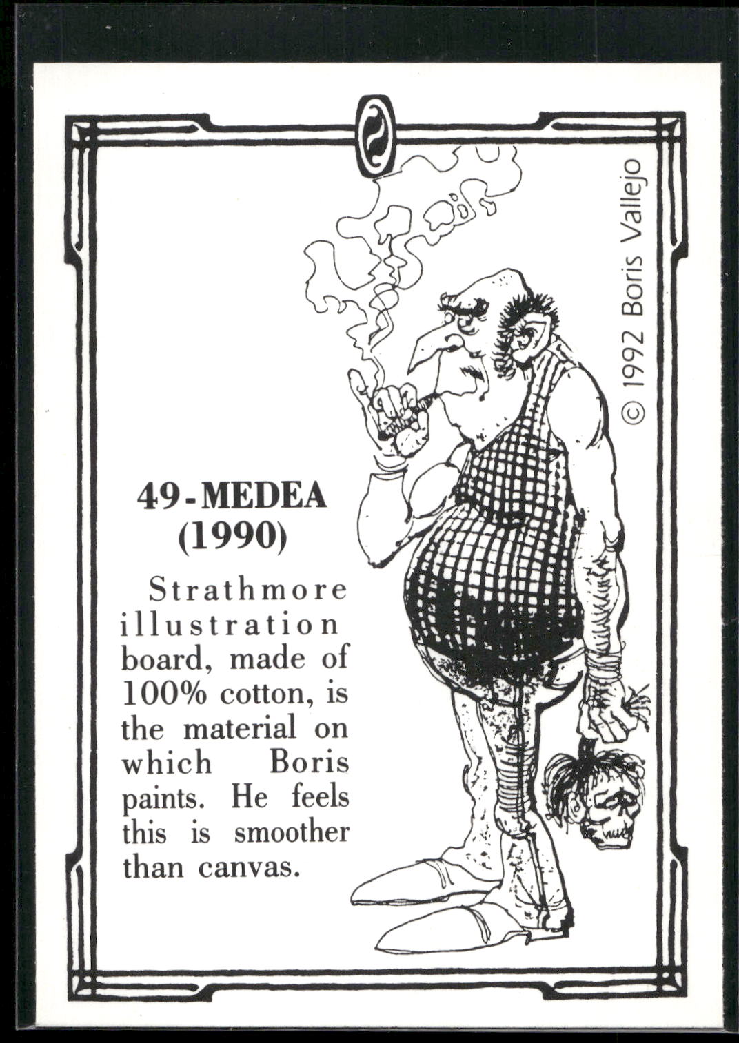 1992 Comic Images Boris Series 2: The Fantasy Continues #49 Medea