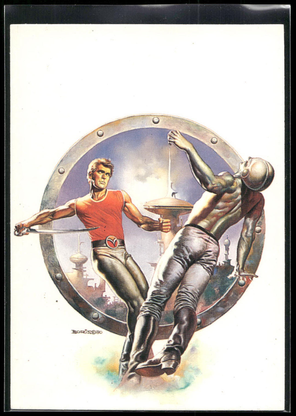 1992 Comic Images Boris Series 2: The Fantasy Continues #83 Sword Fight