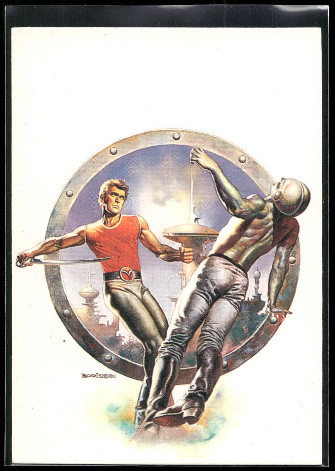 1992 Comic Images Boris Series 2: The Fantasy Continues #83 Sword Fight