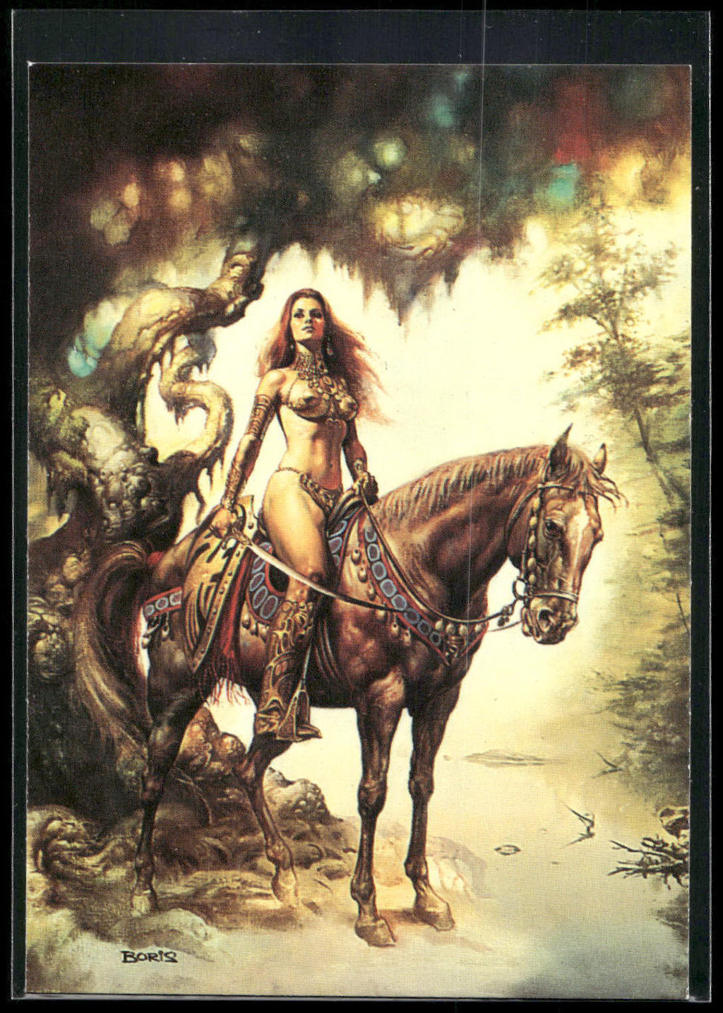1992 Comic Images Boris Series 2: The Fantasy Continues #72 Demon in the Mirror