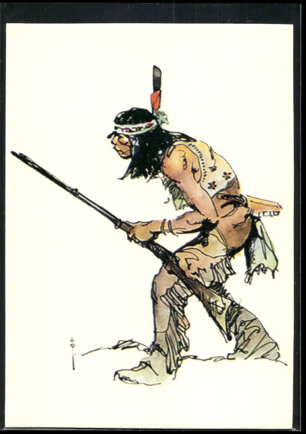 1993 Frazetta II The Legend Continues #29 Indian with the Long Rifle -