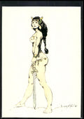 1993 Comic Images Frazetta II The Legend Continues #28 Girl with Sword