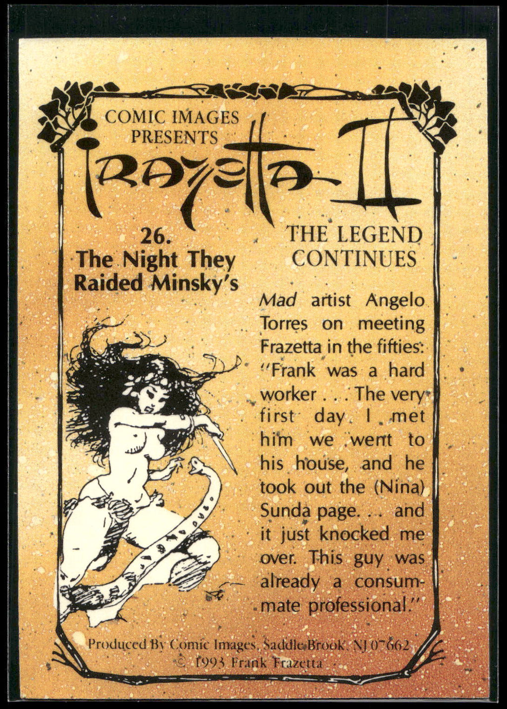 1993 Frazetta II The Legend Continues #26 Night They Raided Minsky's, The