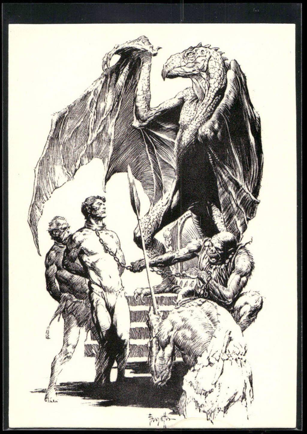 1993 Comic Images Frazetta II The Legend Continues #25 Captured