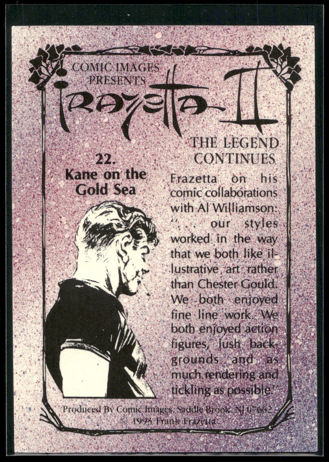 1993 Comic Images Frazetta II The Legend Continues #22 Kane on the Gold Sea